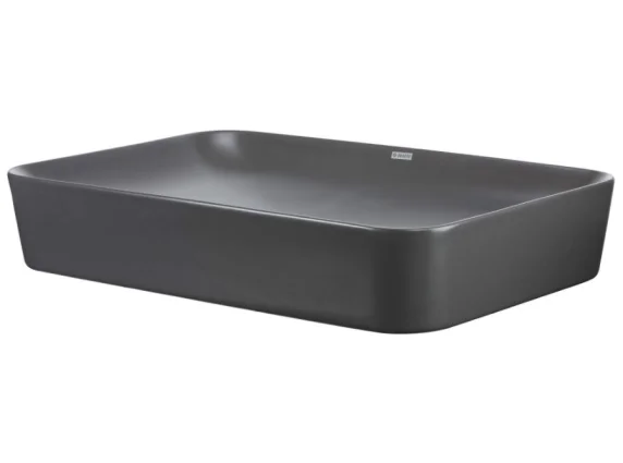 DEANTE vannitoavalamu TESS, 396x597x111mm, tööpinnale paigaldadav, keraamiline, antratsiit