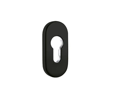 greenteQ südamikukate prof.uksele PZ AL RAL9005 must poolmatt 9mm sisse/välja 1tk