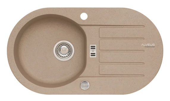 ALVEUS köögivalamu NIAGARA 40, 775x435mm, I, graniit, beige-G55