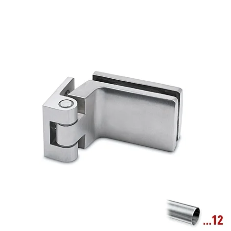 GF hing klaasuksele sein/klaas 90° klaasile 6-10mm toon RST harjatud