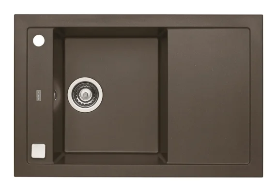 ALVEUS köögivalamu FORMIC 30, 760x500mm, I/U, graniit, chocolate-G03M