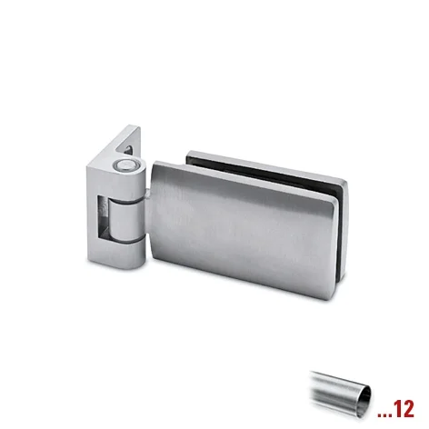 GF hing klaasuksele sein/klaas 90* 6-10mm klaasile toon RST harjatud