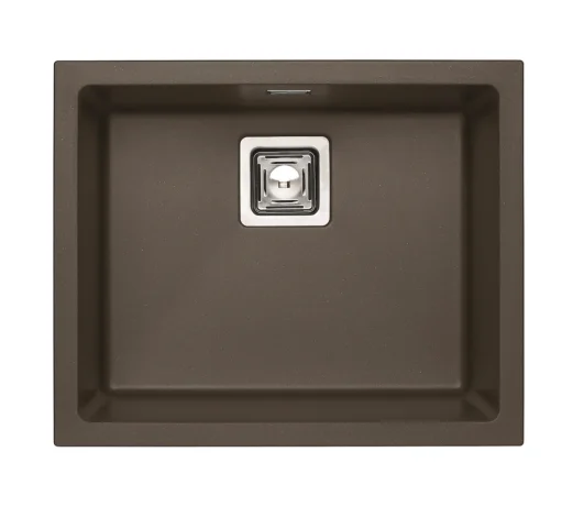 ALVEUS köögivalamu QUADRIX 50, 560x460x200mm, I/U, graniit, chocolate-G03M