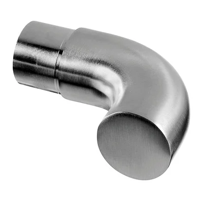 QRAIL otsakate MOD0739 torule 42,4x2mm AISI316 harjatud