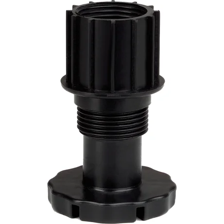 SCH CAMAR soklijalg Unico H45mm, reg. +20mm, plastik, must