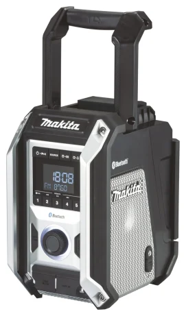 Makita Akuraadio 7,2-18V, Bluetooth max 10m, USB, 2,0A, AUX