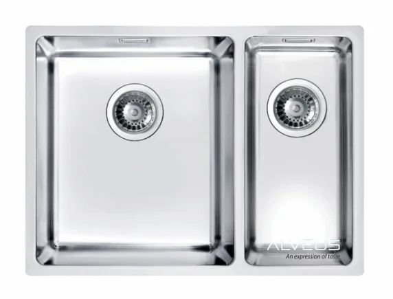 ALVEUS köögivalamu KOMBINO 120, 590x440mm, alt paigaldatav (U), roostevaba teras, satiin