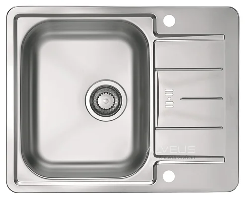 ALVEUS köögivalamu LINE MAXIM 60, 620x505mm, F/S, pööratav, roostevaba teras, satiin