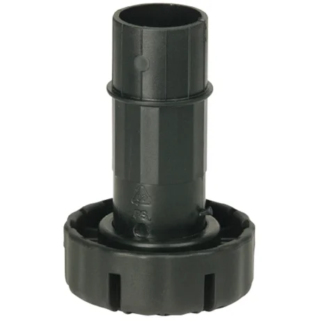SCH CAMAR soklijalg Unico H120mm, reg. -15/+30mm, kandevõime 150 kg, plastik, must