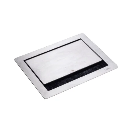 SCH EVOline Flip Top Push pistikupesa, 3xSchuko, roostevaba