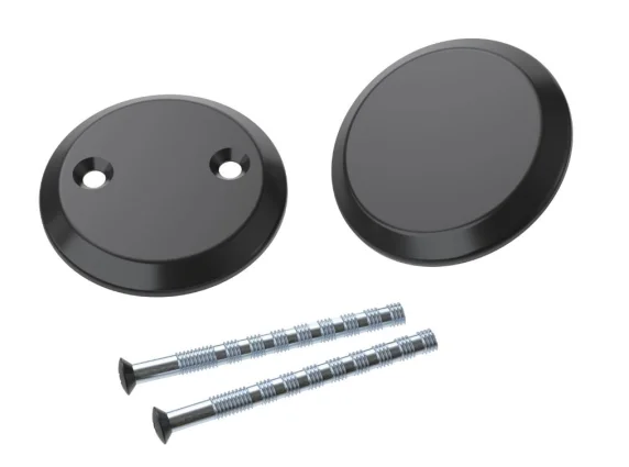 ROCA kilp pime 4265 kruvidega RAL 9005 must