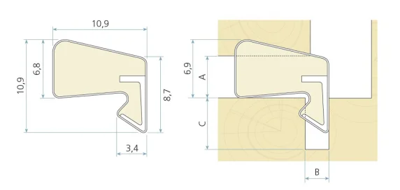 SCH QL3011 must RAL9005 tihend 1pk=2x250m