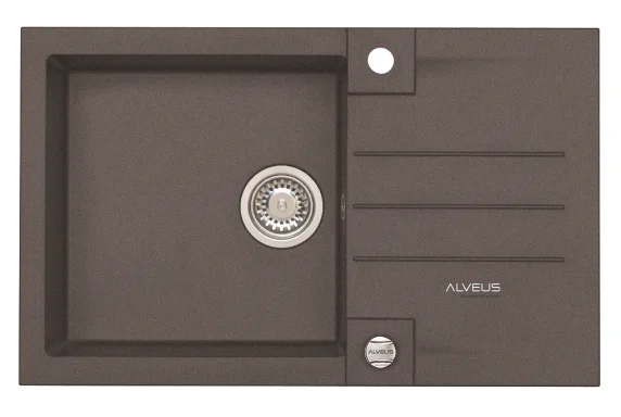 ALVEUS köögivalamu ROCK 130, 780x480mm, I, graniit, chocolate-G03M