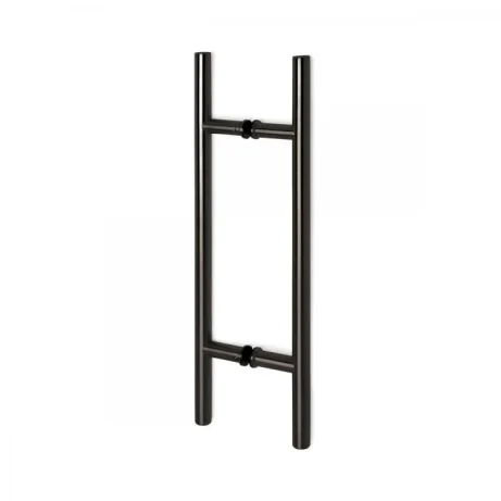 GF käepide kahepoolne toru/toru L-300mm H-200mm ava14mm 8-40mm leht must