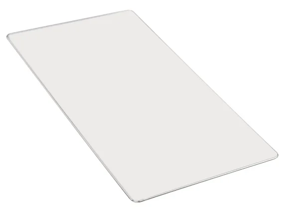 ALVEUS lõikelaud 215x415mm, klaas, valge
