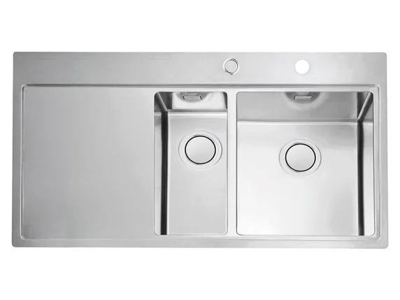 ALVEUS köögivalamu PURE 60 UP parem, 980x525mm, F/S, roostevaba teras, satiin