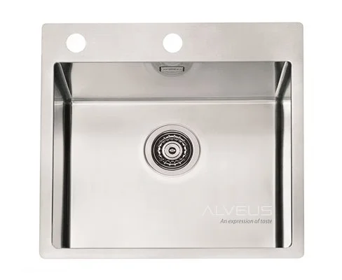 ALVEUS köögivalamu PURE 30, 515x525mm, F/S, roostevaba teras, satiin