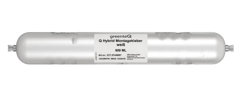 greenteQ Hybrid montaaziliim 600ml fooliumsukas (valge)