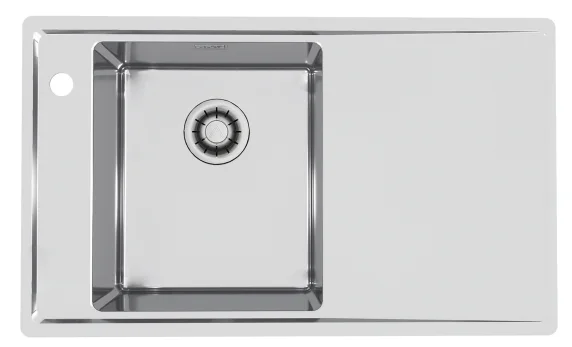 ALVEUS köögivalamu STRICTO 30, 980x472mm, vasak, pealt paigaldatav (F/S), roostevaba teras, satiin