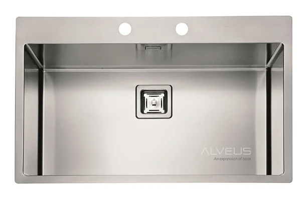ALVEUS köögivalamu STYLUX 40, 790x510mm, F/S, roostevaba teras, satiin