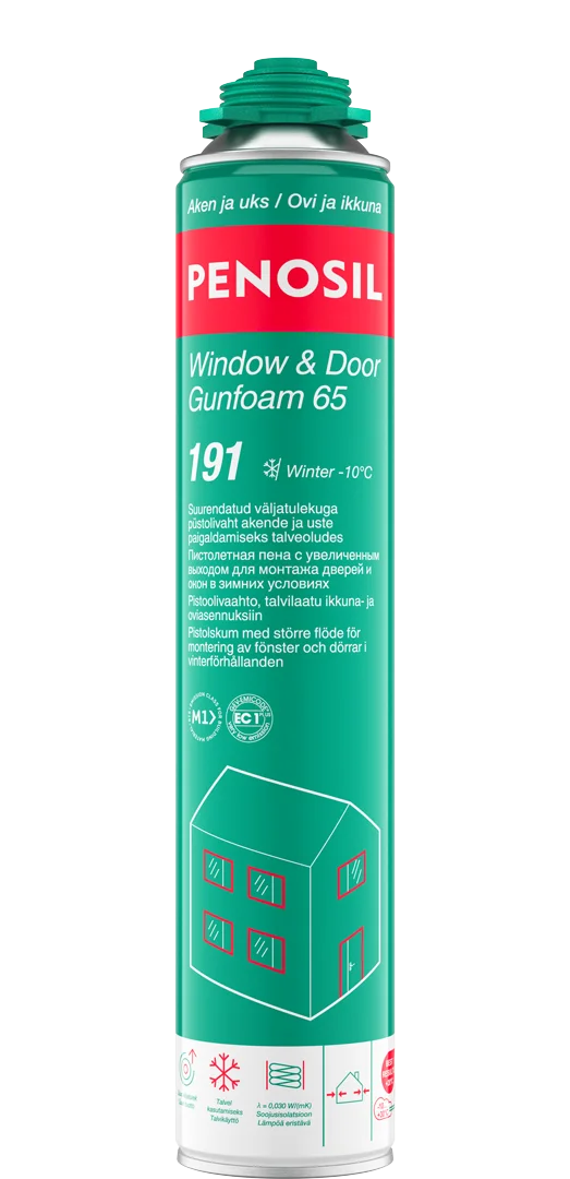 PENOSIL akna ja ukse talvine montaaživaht 191, sisu 870 ml (-10 kuni +30 C)