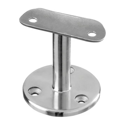 QRAIL käsipuu kinniti MOD0708 kumera tallaga AISI316 harjatud