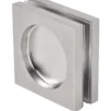 CDA tabletkäepide kandiline 60mmx60mm klaasile 10-12mm toon RST harjatud