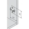 BLUM Clip hinge kinnitusplaat kõrvadega D0mm (expando) 174E610
