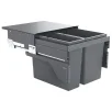 HAILO AS Cargo prügisüsteem 500mm 28L/17L, tumehall L468 x S434 x K370