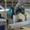 Makita Akutrell 12V, 2x2,0 Lion, LED, 10mm padrun