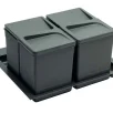 UNIONPLAST prügis. alusvann 600mm,L420-536mm,S405-482mm,2 ämbri jaoks,tumehall