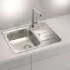 ALVEUS köögivalamu LINE START 60, 615x500mm, I, roostevaba teras, satiin