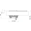 SCH EVOline Square80 pistikupesa, 1xSchuko+USB laadija, roostevaba