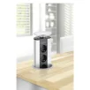SCH EVOline Port Cuisine pistikupesa torn, 3xSchuko, anod. alumiinium