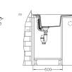 ALVEUS köögivalamu FORMIC 30, 760x500mm, I/U, graniit, chocolate-G03M