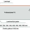 LAM PLP aknalaud, NINATA, 22*600 mm, valge