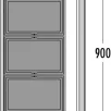 HAILO CARGO TRIPLE XL 900 prügikastisüsteem ülaplaadiga 28L/28L/28L, K402,S420, tumehall
