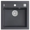 ALVEUS köögivalamu FORMIC 20, 520x510mm, I/U, graniit, carbon-G91