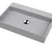DEANTE vannitoavalamu CORREO, 400x600x100mm, tööpinnale paigaldadav, graniit, hall