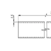 CDA toru kandiline 15x15mm L-1000mm toon RST harjatud