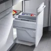 HAILO Euro Cargo S 450 prügikastisüsteem 19L/19L+katteplaat metall, helehall
