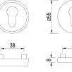 greenteQ südamikukate PZ F1 12mm 57-72mm D=55mm paar