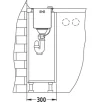 ALVEUS köögivalamu QUADRIX 10, 230x450x175mm, F/S, roostevaba teras, satiin