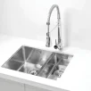 ALVEUS köögivalamu KOMBINO 120, 590x440mm, alt paigaldatav (U), roostevaba teras, satiin