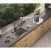 ALVEUS köögivalamu KOMBINO 50, 542x442mm, alt paigaldatav (U), roostevaba teras, satiin