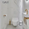 Concealed toilet flush button EdPlit M3 - compatible with GROHE installation systems