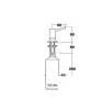 ALVEUS seebidosaator Yoko 500ml, plastik, kroom