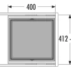 HAILO CARGO SYNCRO prügikastisüsteem 450mm 55L ülaplaadiga, K544,S400,L418, tumehall