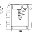 ALVEUS köögivalamu ROLL 80, 595x475mm, I, graniit, terra-G22
