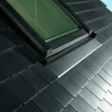 ROTO Katuseakna plekk EDS 114/140 Rx200, antratsiit - Sindelkatustele Designo akendele